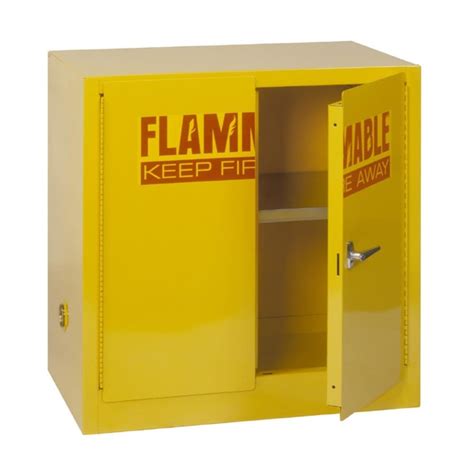 edsal Yellow Steel Safety Cabinet for Flammable 